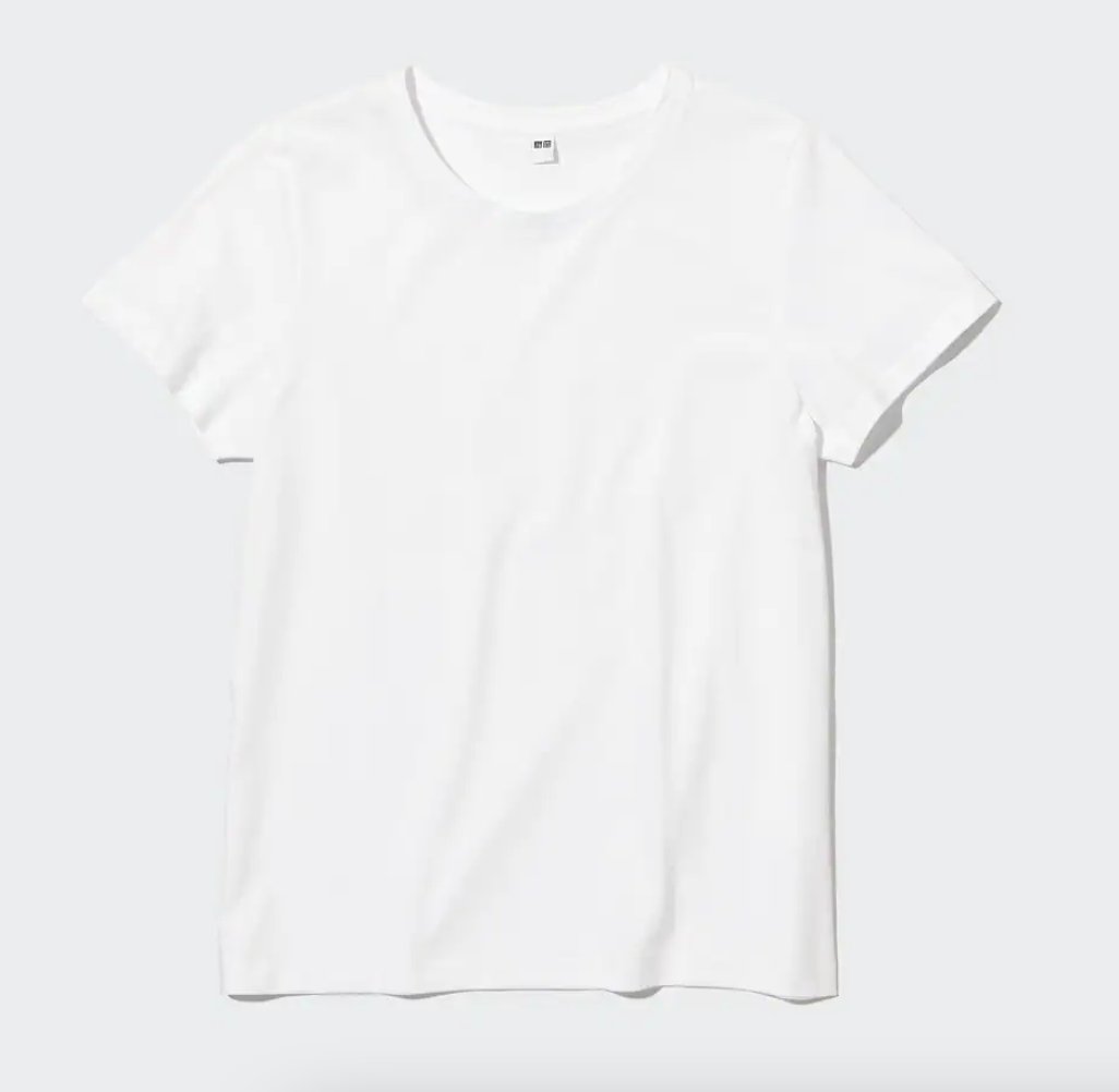 Uniqlo + 100% Supima Cotton Crew Neck Short-Sleeved T-Shirt