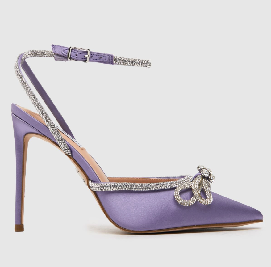 Buy SKO Lilac Cushioned Strap Heel For Women online