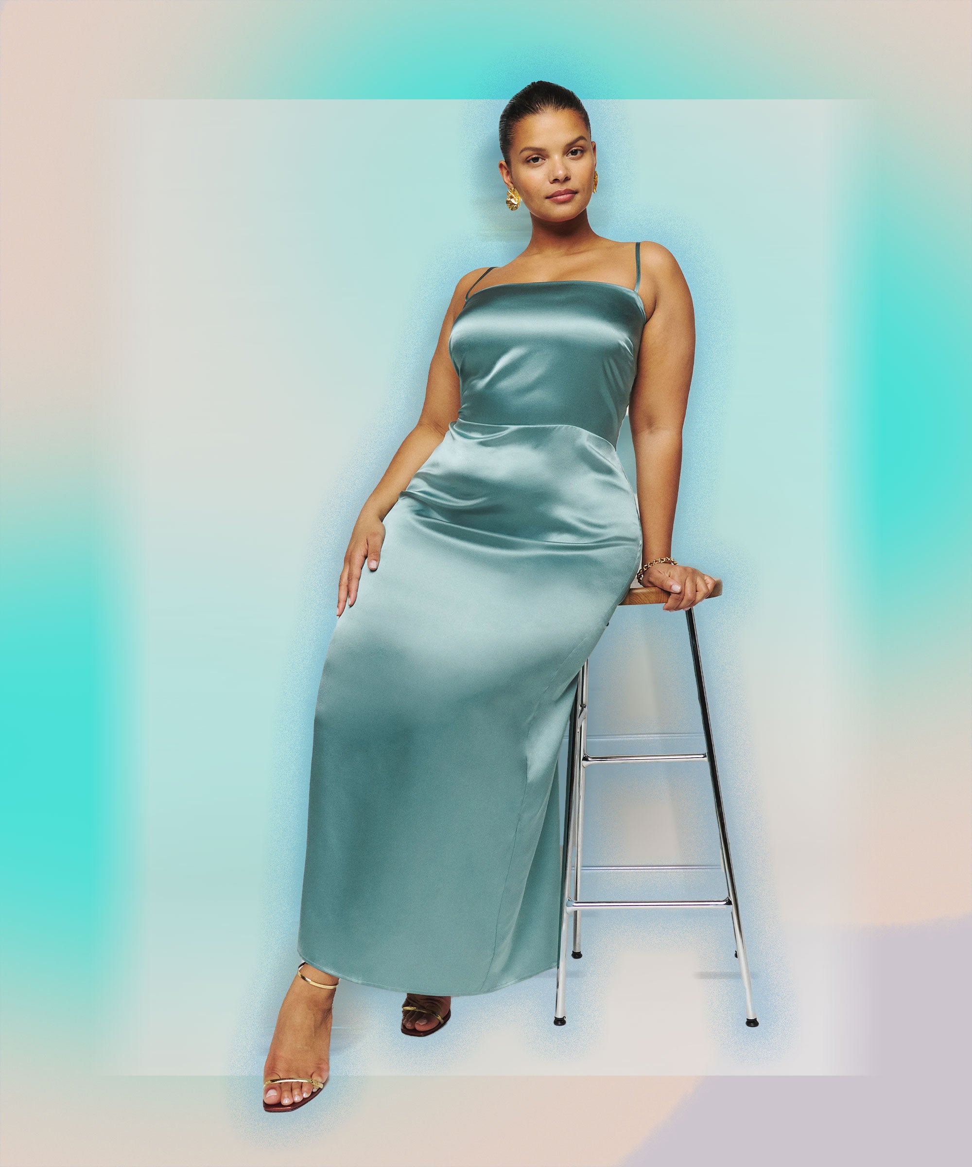 Hunter Green Maxi Dress - Chic Open Back Dress - Long Sleeve Maxi - Lulus