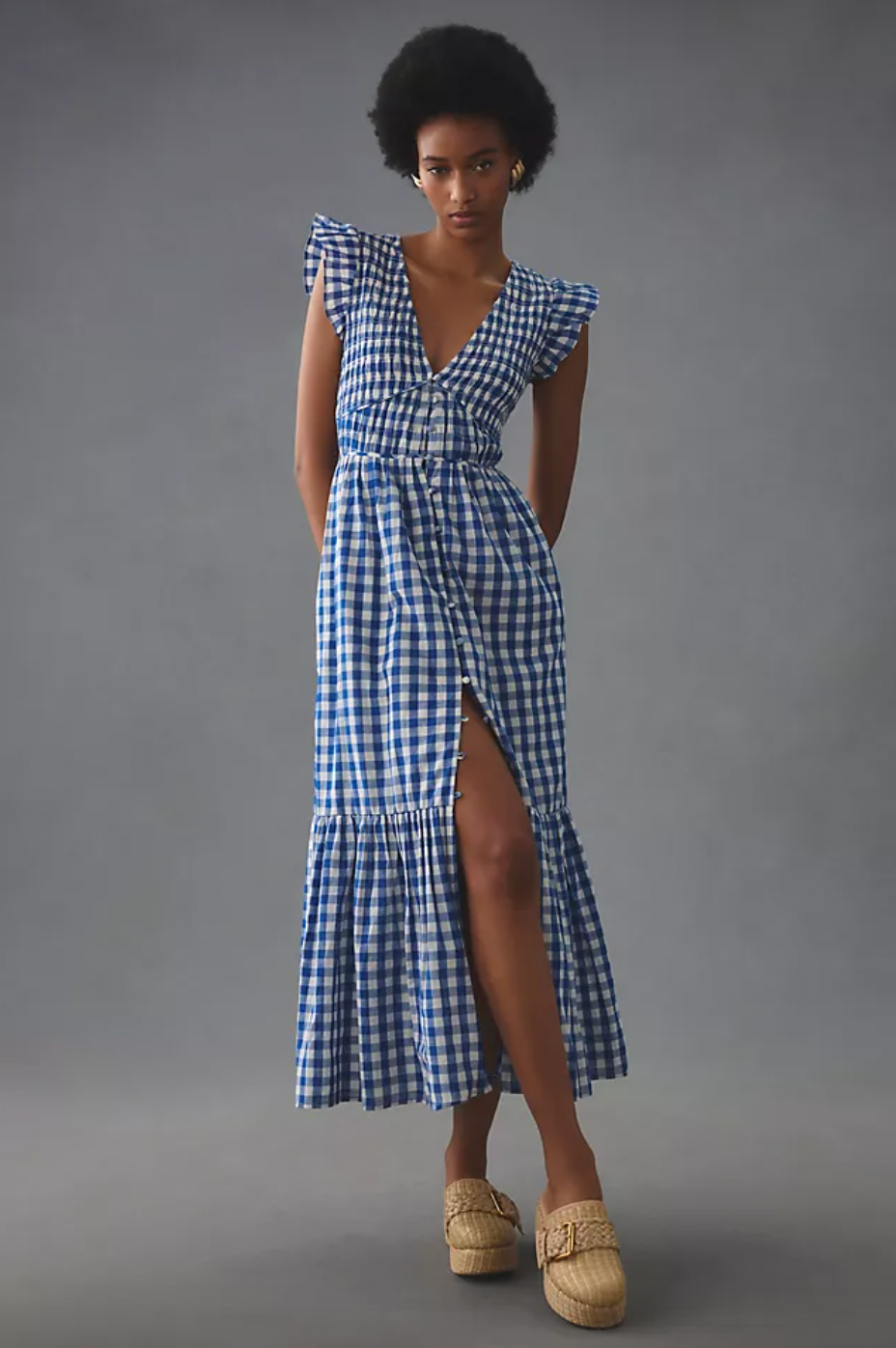 By Anthropologie + The Peregrine Midi Dress
