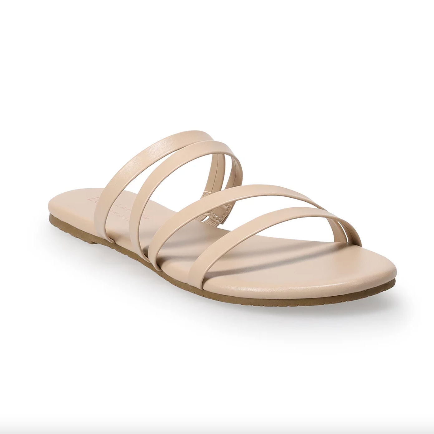 LC Lauren Conrad + Jade Women’s Strappy Slide Sandals