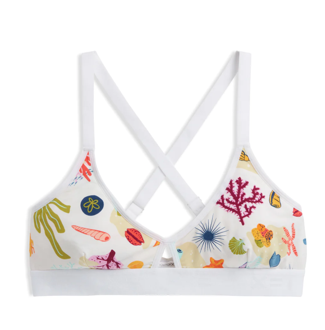  TomboyX All Day Bralette, Micromodal with Low Neck and