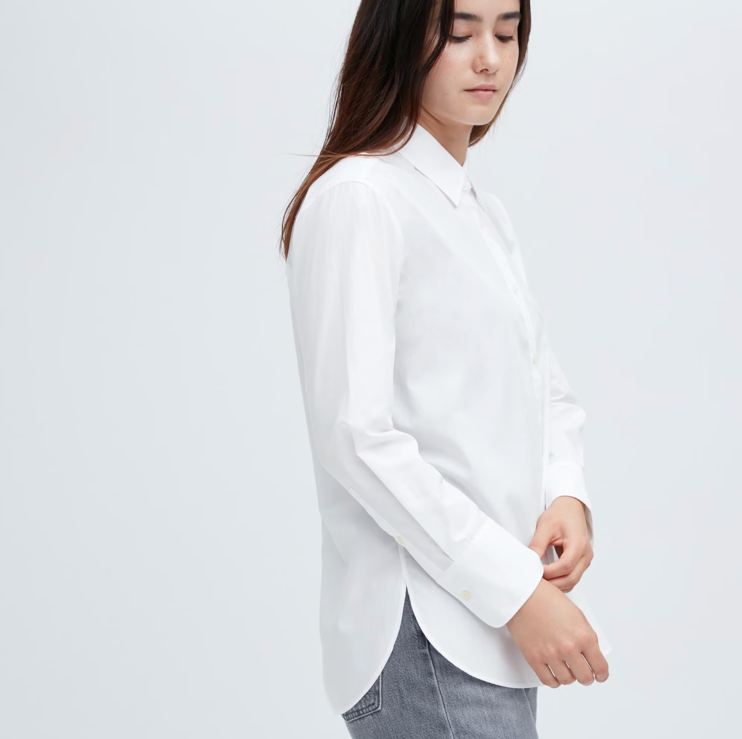 Uniqlo + Cotton Long Sleeve Shirt