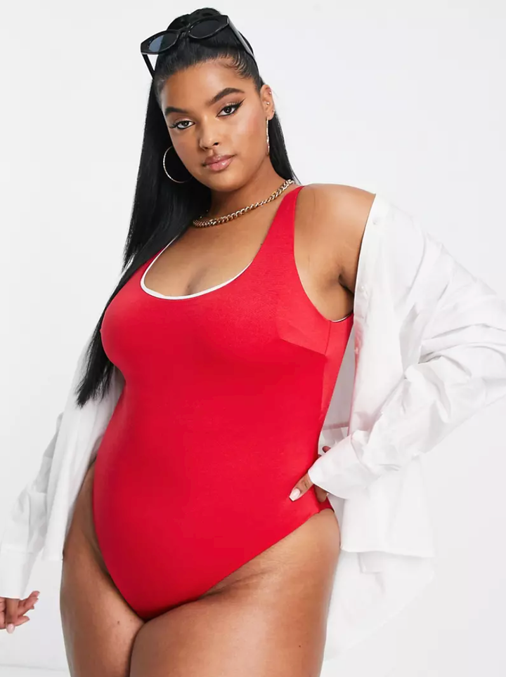 Best sales red swimsuits