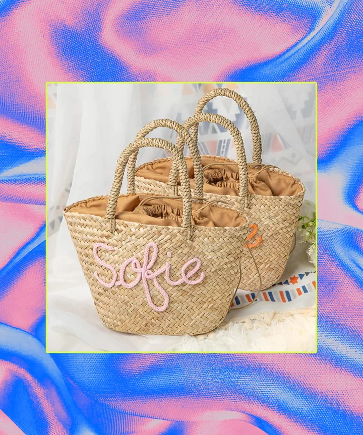 Personalized monogram tote Clearance