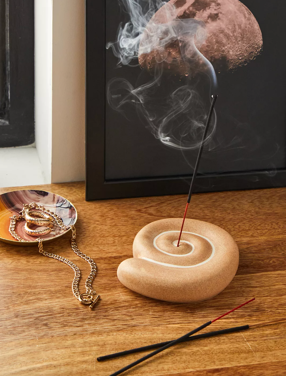 Urban Outfitters + Spiral Shell Incense Holder