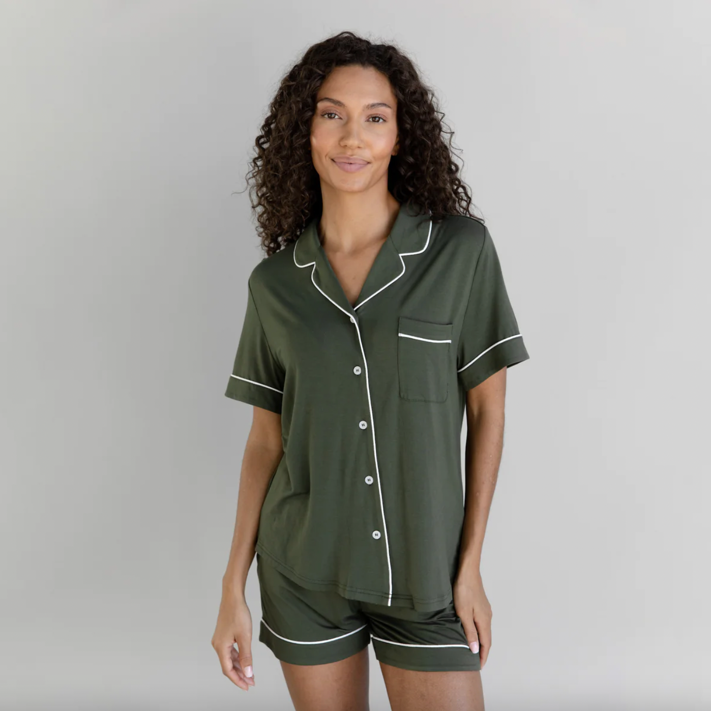Cozy Earth + Short Sleeve Bamboo Pajama Set
