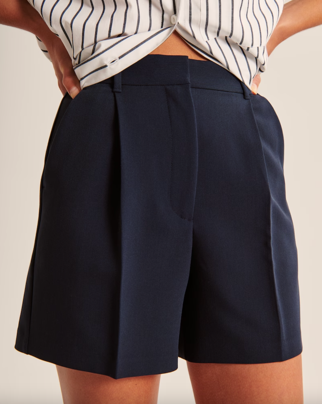 Abercrombie & Fitch + Ultra High Rise Tailored Short
