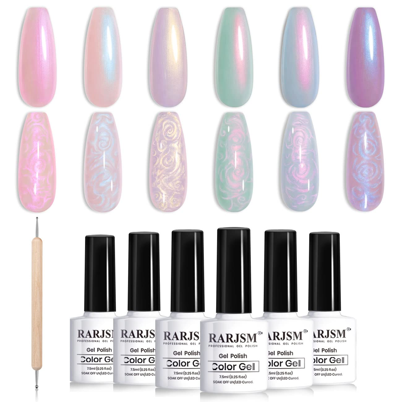 RARJSM + Pearl Gel Nail Polish