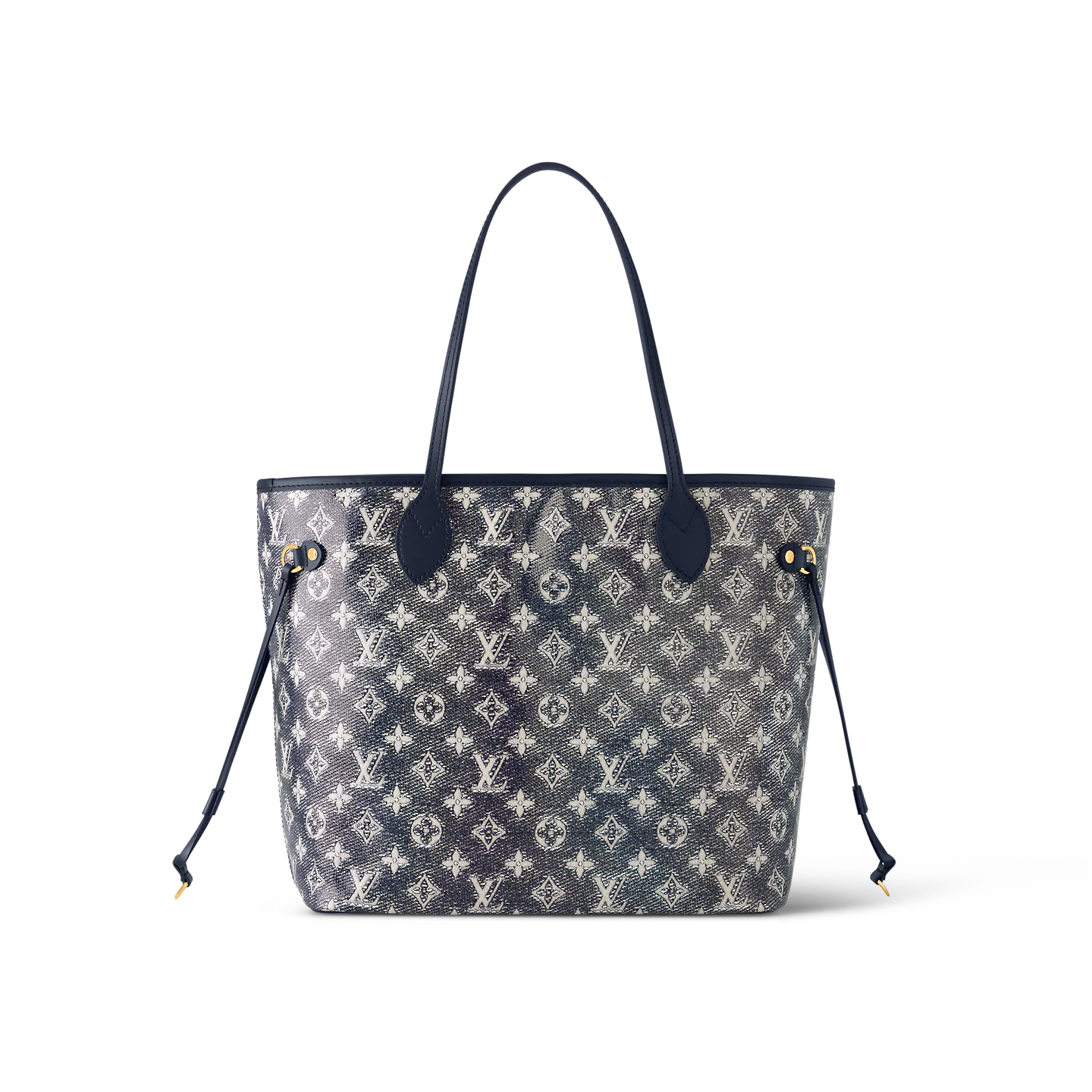 Louis vuitton neverfull white and grey best sale