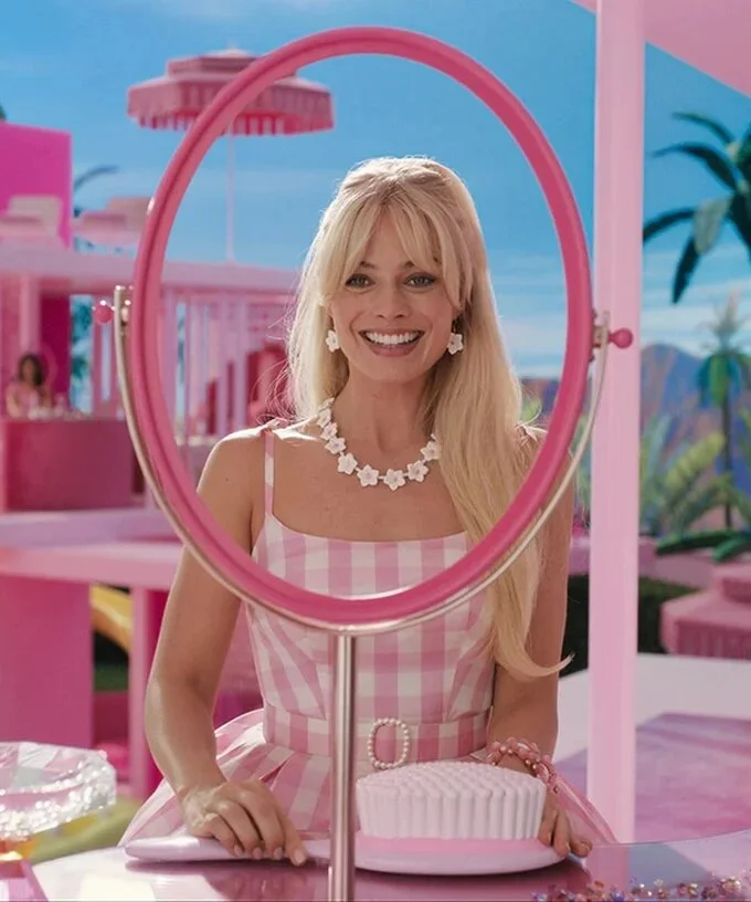 Margot Robbie - Pretty Pink Barbie Movie | Sticker