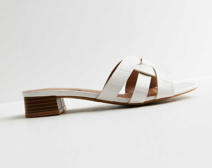 New look white sales block heel sandals