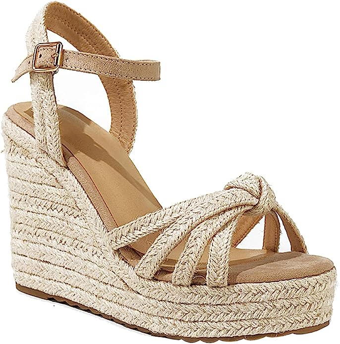 Amazon gold 2025 wedge sandals