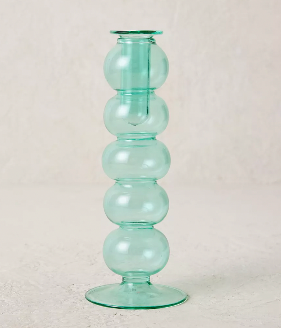 Anna + Nina + Glass Taper Candle Holder