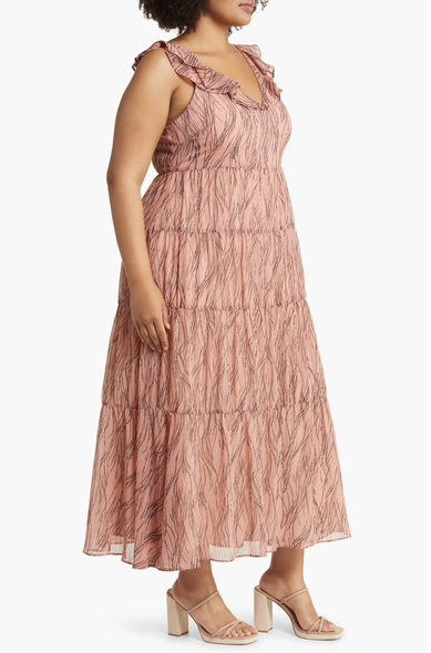 Pleat detail midi dress chelsea28 best sale
