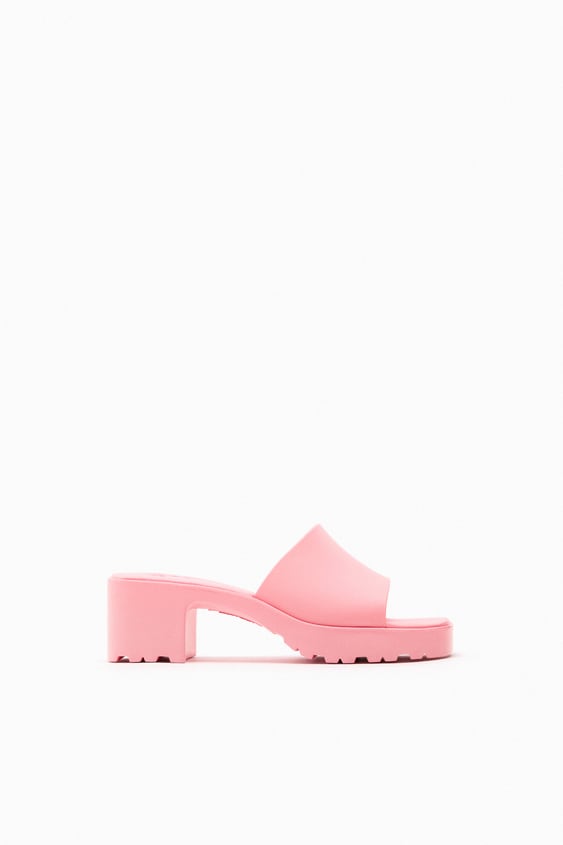 Zara x Barbie + Rubberized Lug Sole Sandals