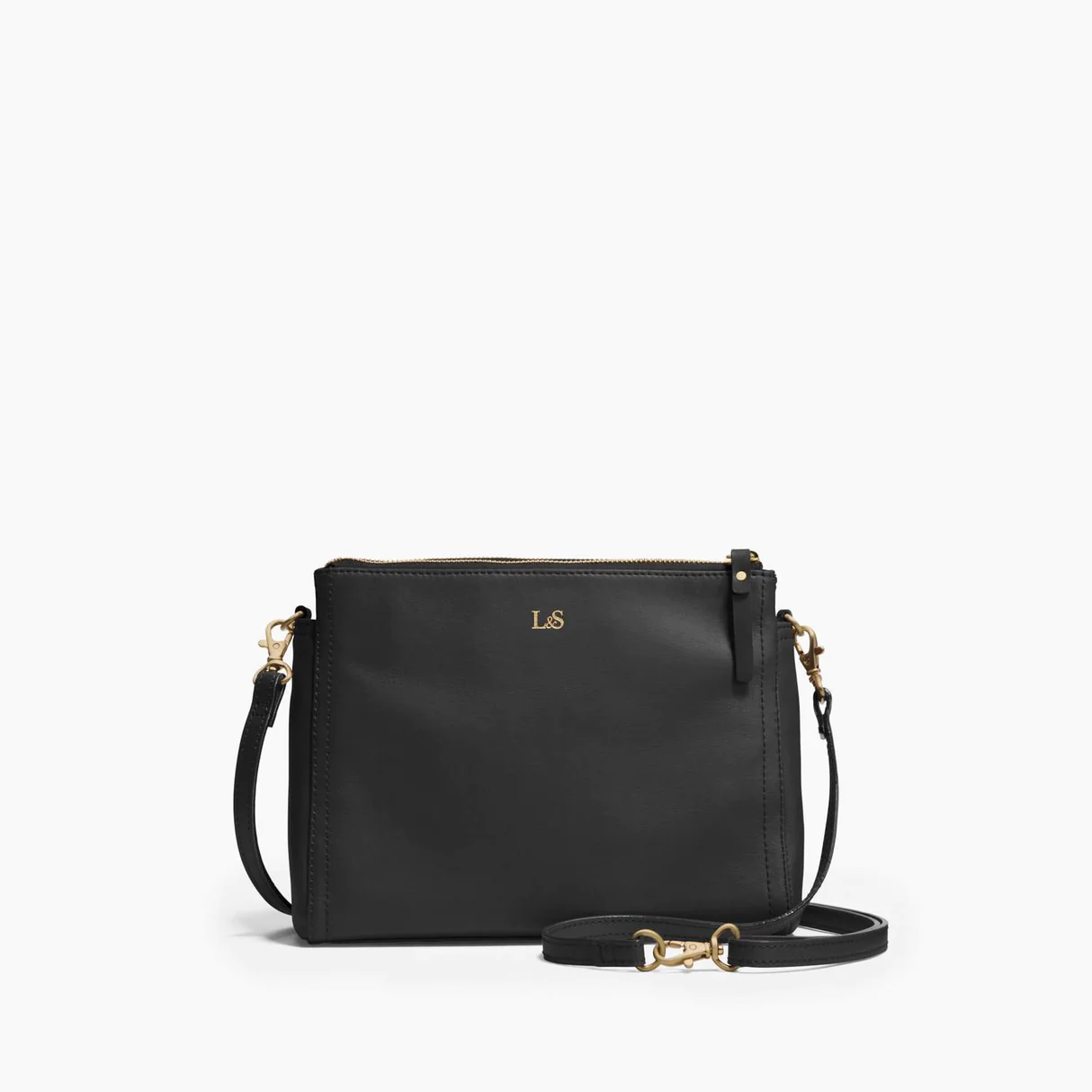 Waverley 2 - Fanny Pack & Crossbody Bag - Black/Gold/Grey in Nappa