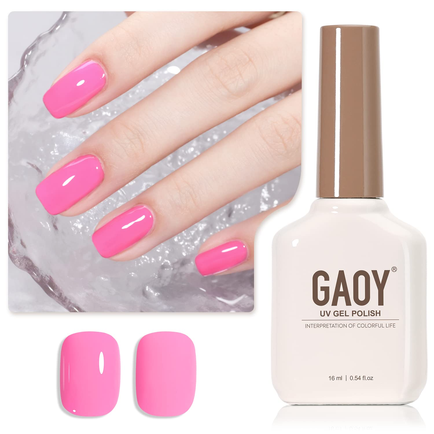 GAOY + Barbie Pink Gel Nail Polish
