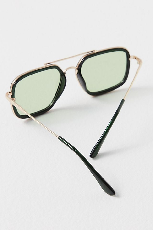 Free People + Luna Classic Aviator Sunglasses