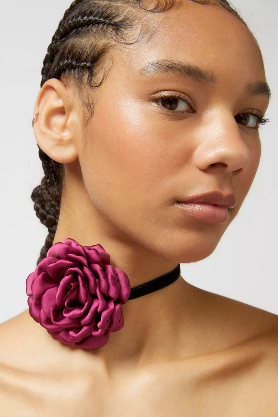 Choker Wrap Necklace - Malibu Flowers