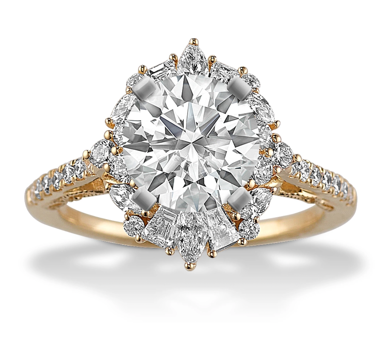 Shane Co. + Charisma Halo Engagement Ring