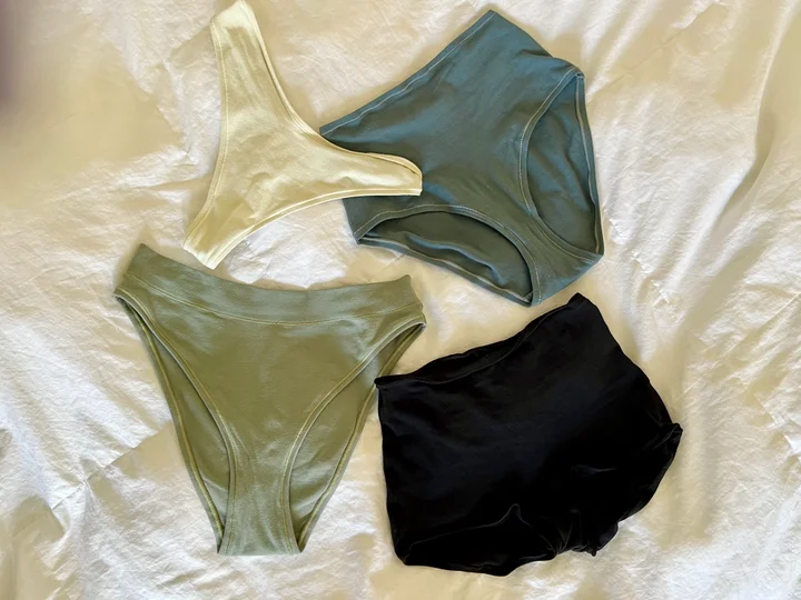 Seamless Sharp Green Cheeky Underwear for Women