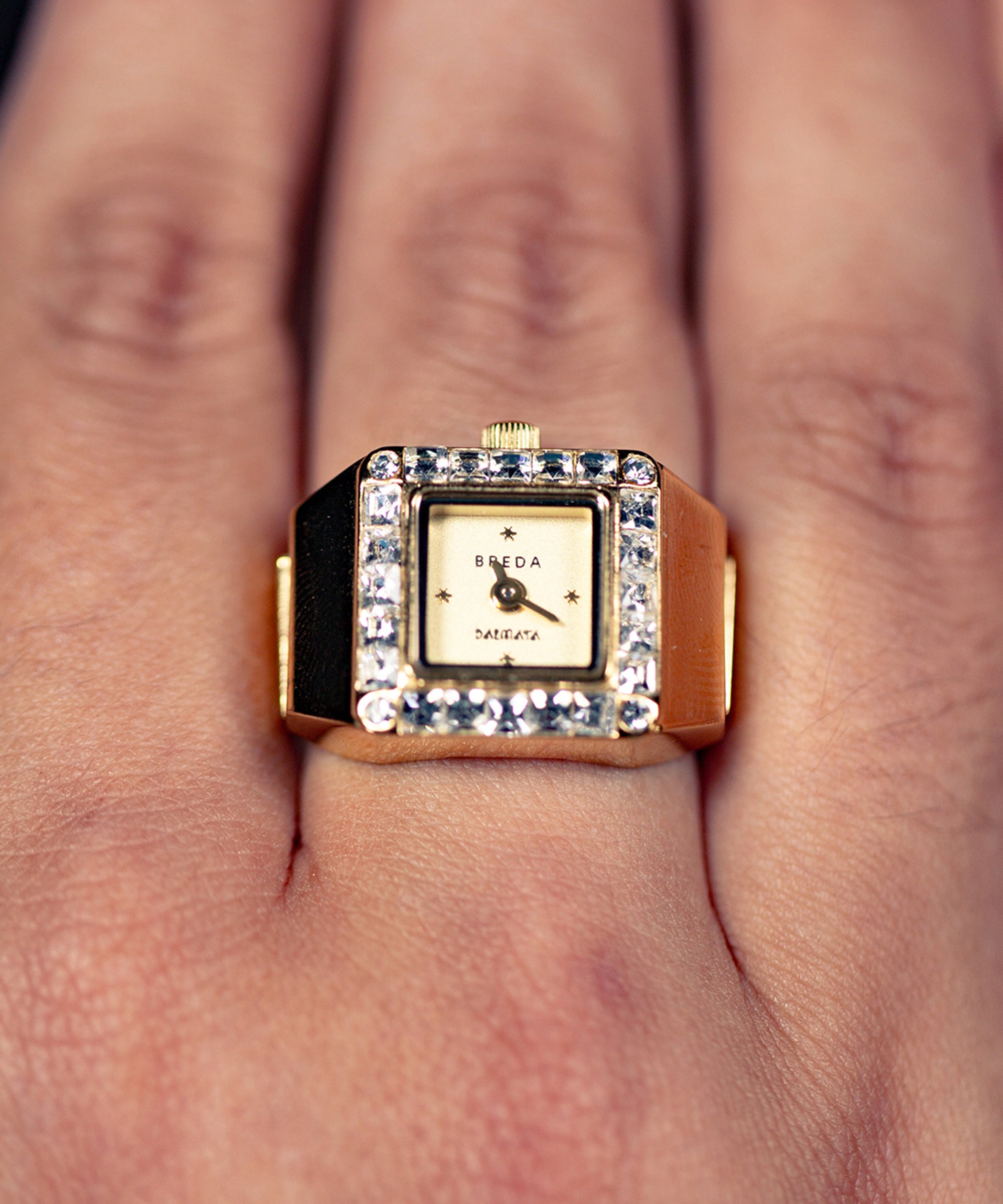 Fashion Women Girls Crystal Ring Watch Steel Stretchy Quartz Finger Watches  Gifts Accessories New - Walmart.com
