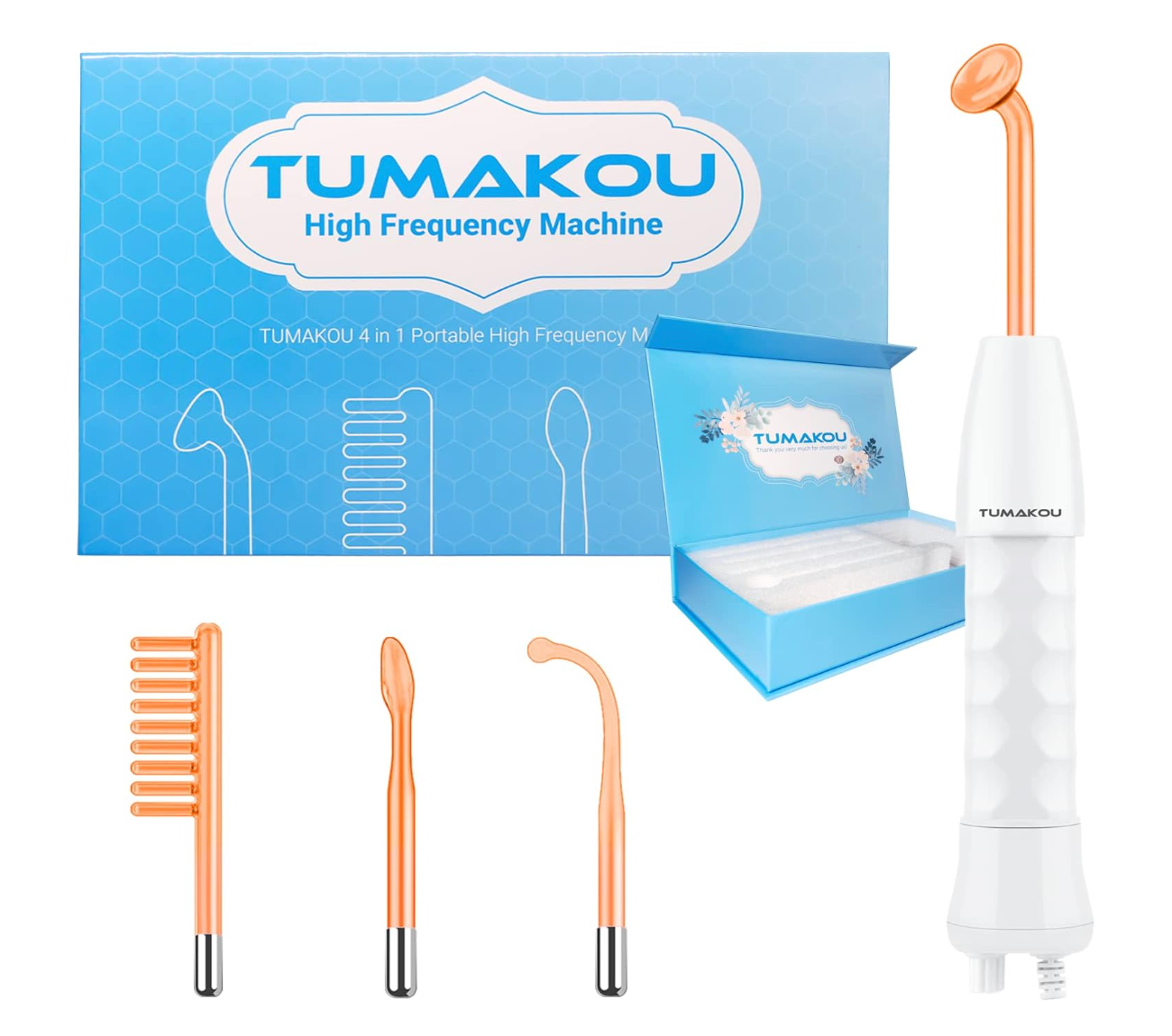 TUMAKOU + Portable High Frequency Facial Machine