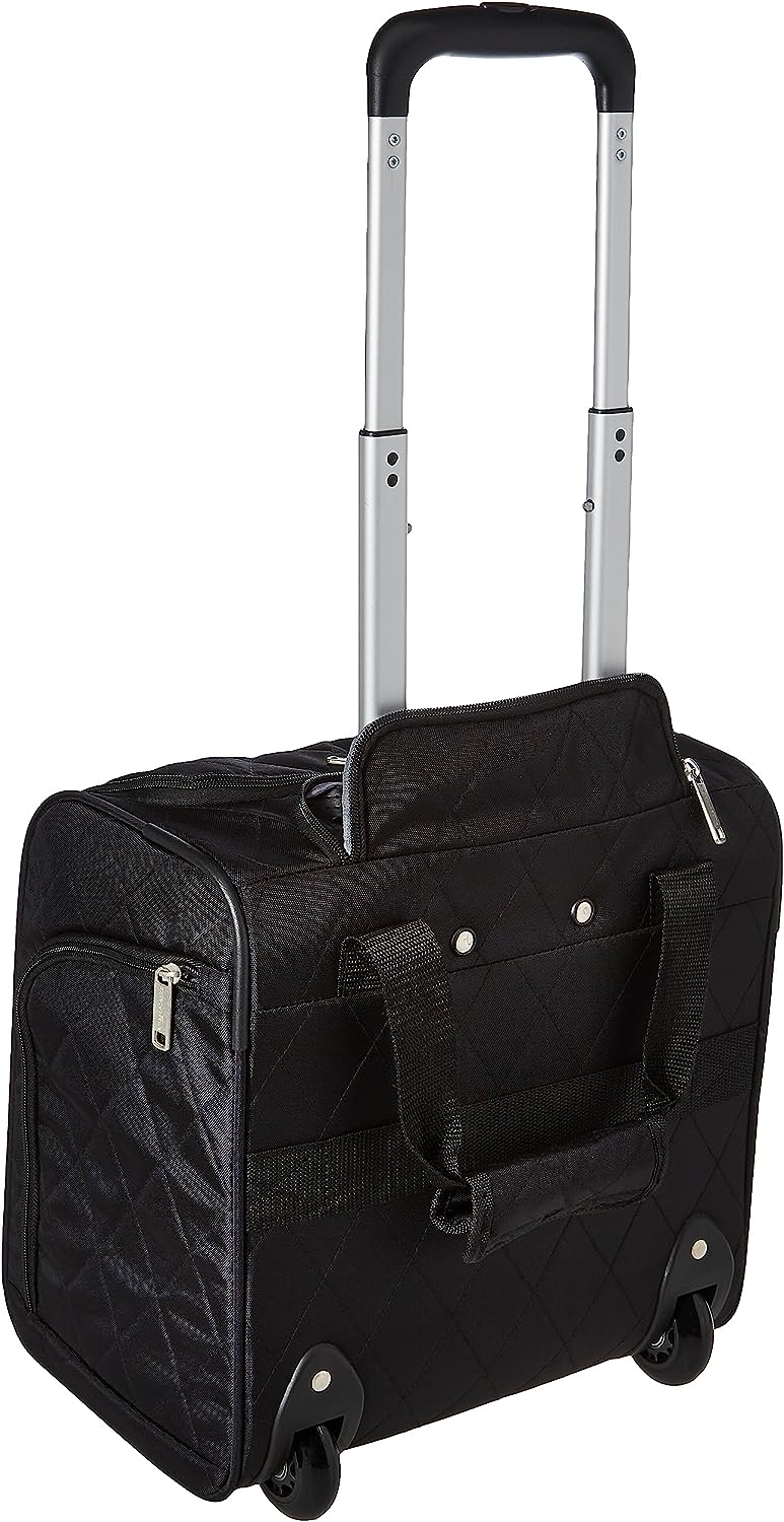 Amazon Basics + Amazon Basics Underseat Carry-On Rolling Travel Luggage ...