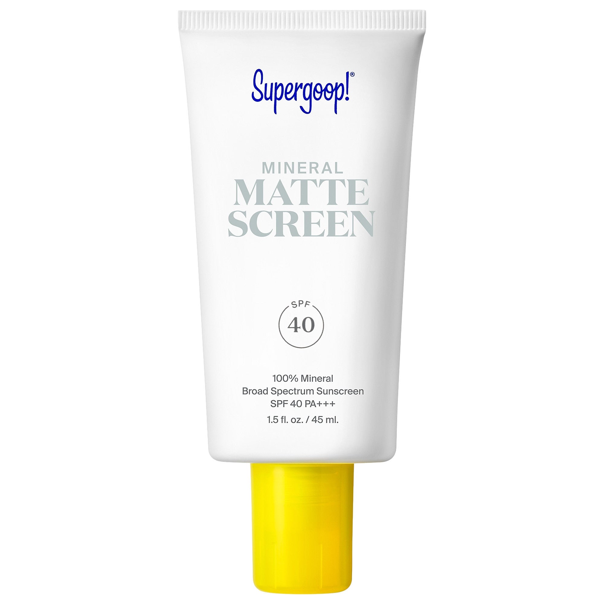 Supergoop! + 100 Mineral Mattescreen Sunscreen SPF 40