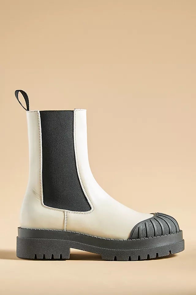 COS Sculptural Leather Ankle Boots