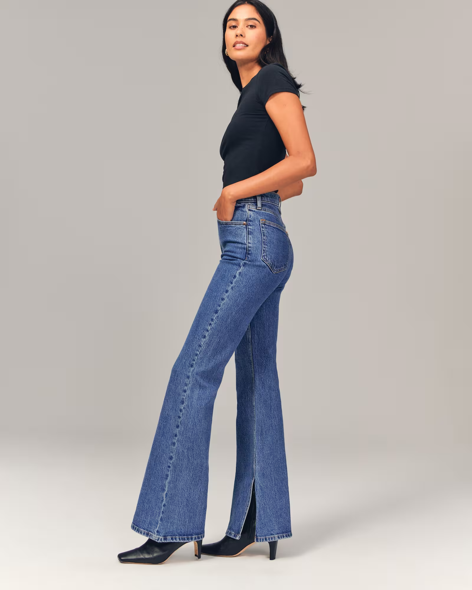 Abercrombie + High Rise Vintage Flare Jean