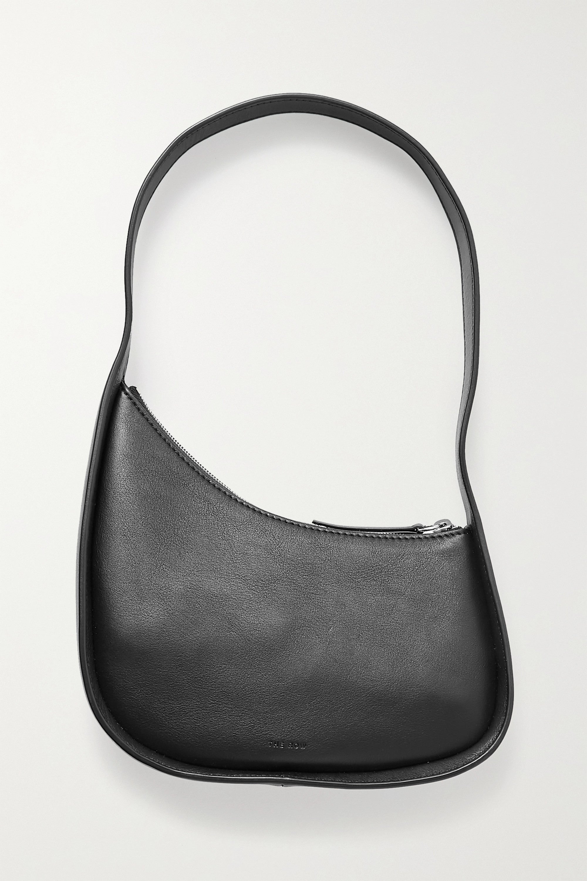 The Row Half Moon Leather Shoulder Bag