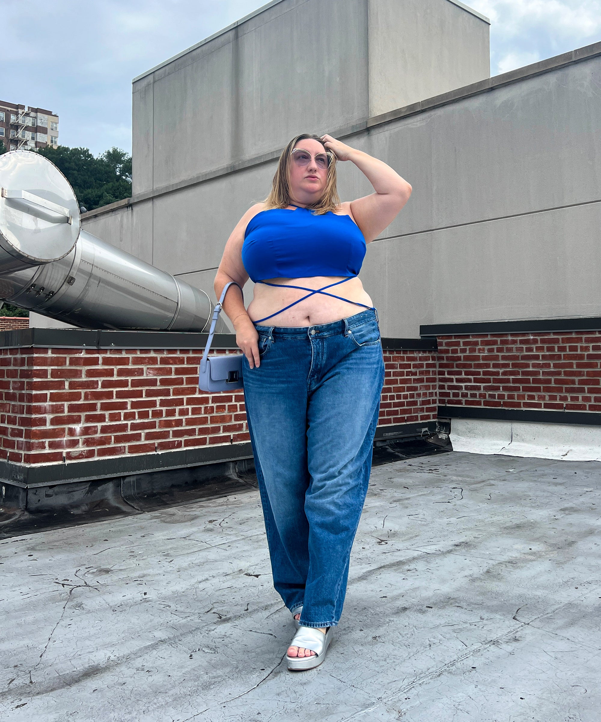 Plus Size Mom Jeans  Plus Size Baggy Mom Jeans