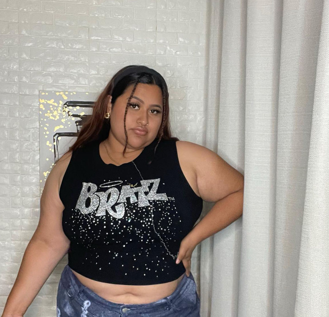 cider + Cider X Bratz Curve Sequin Logo Tank Top