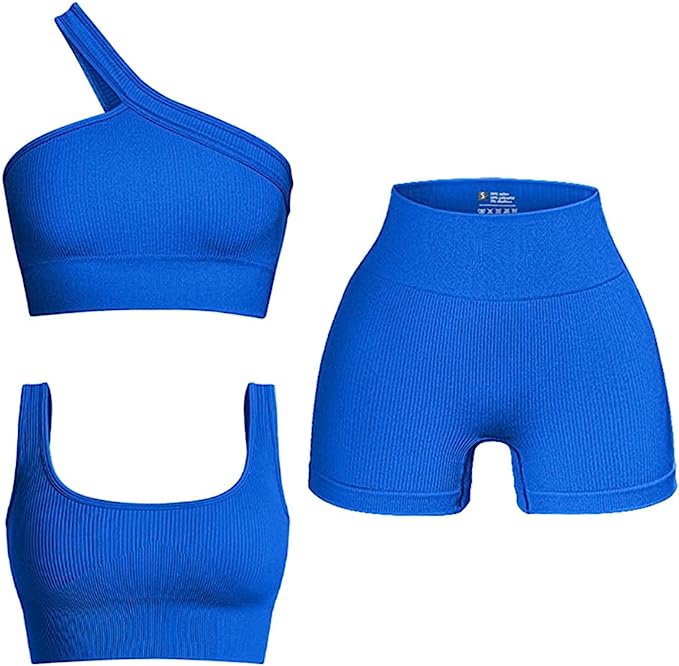 QQQ, Shorts, Qqq  Two Piece Ribbed Seamless Workout Set