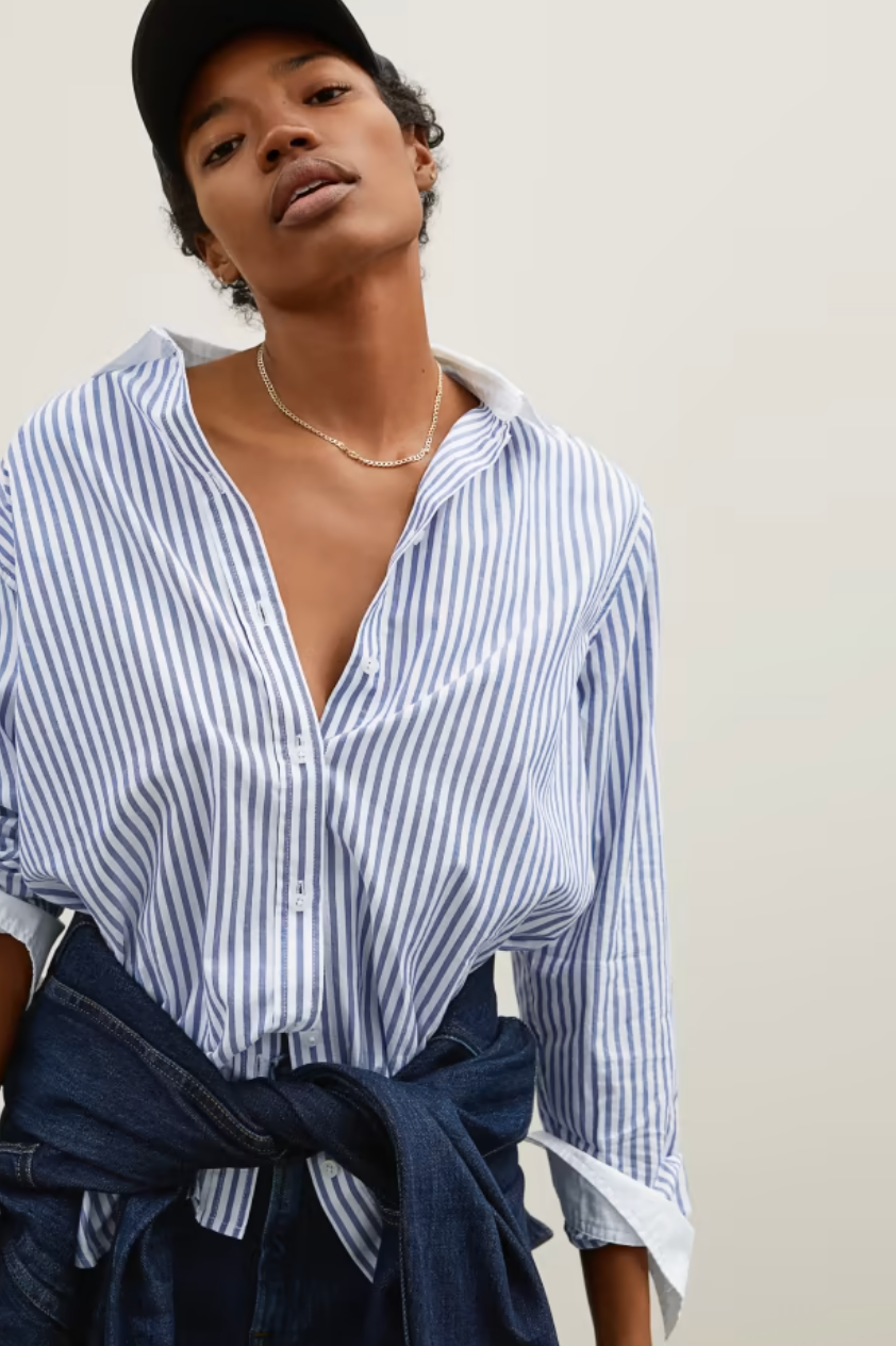 Everlane + The Silky Cotton Relaxed Shirt