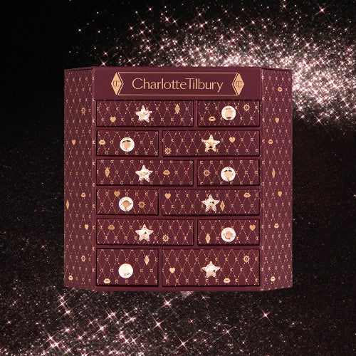 Charlotte Tilbury + Lucky Chest of Beauty Secrets 12 Door Beauty Advent