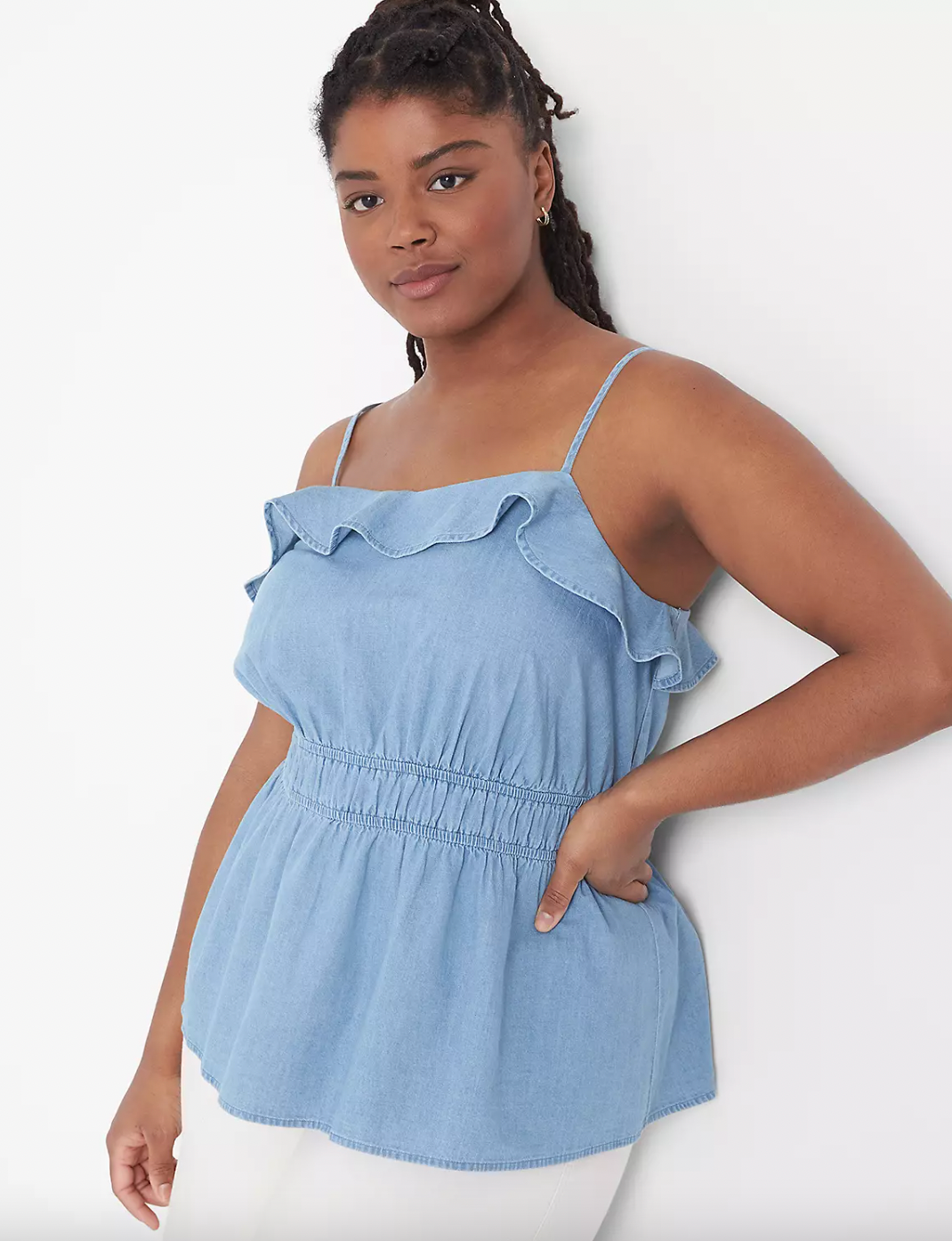 Lane Bryant + Peplum Tank