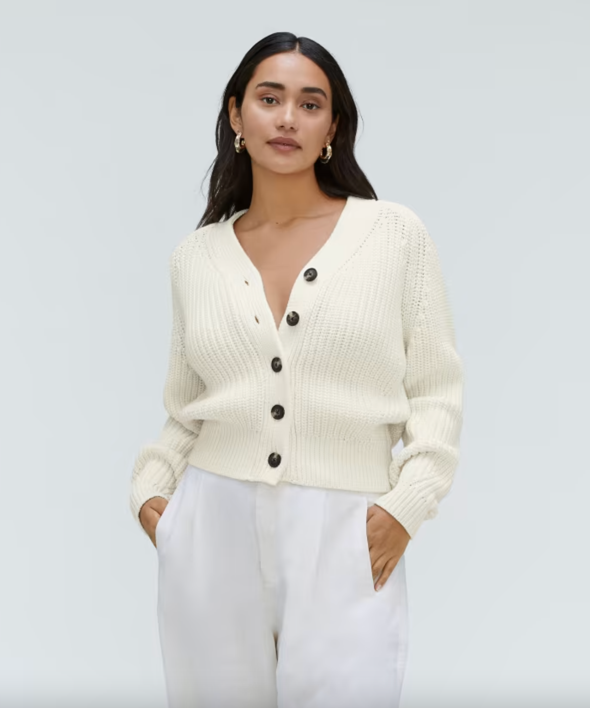 Everlane + The Texture Cotton Cardigan