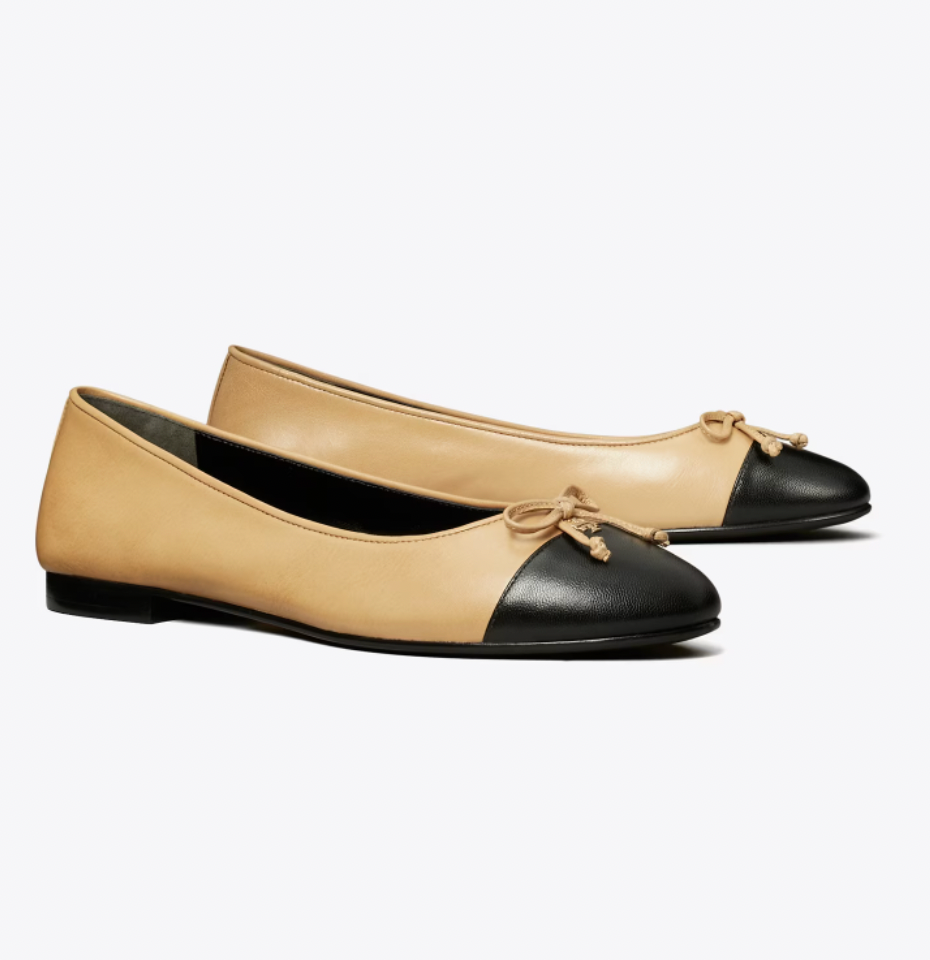 Tory Burch + Cap-Toe Ballet