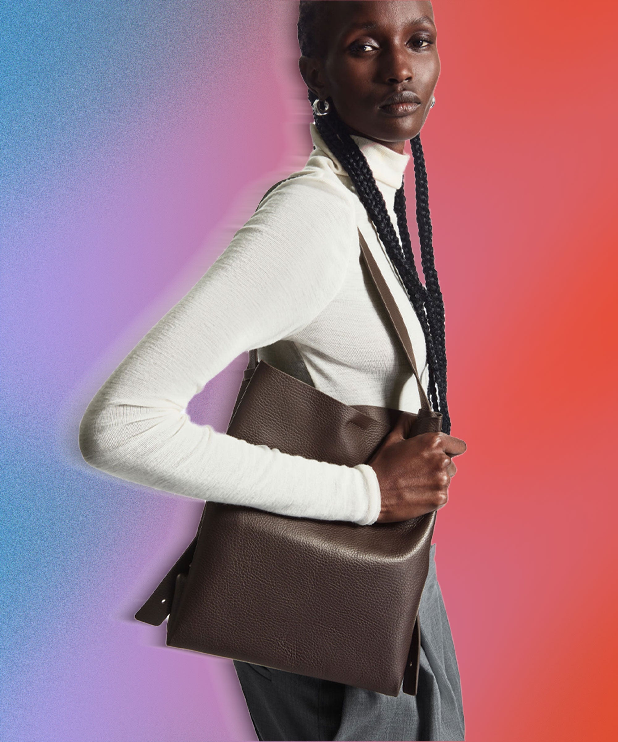 Luxury Designer Printed Leather Looking Laptop Bag Adjustable Shoulder Strap