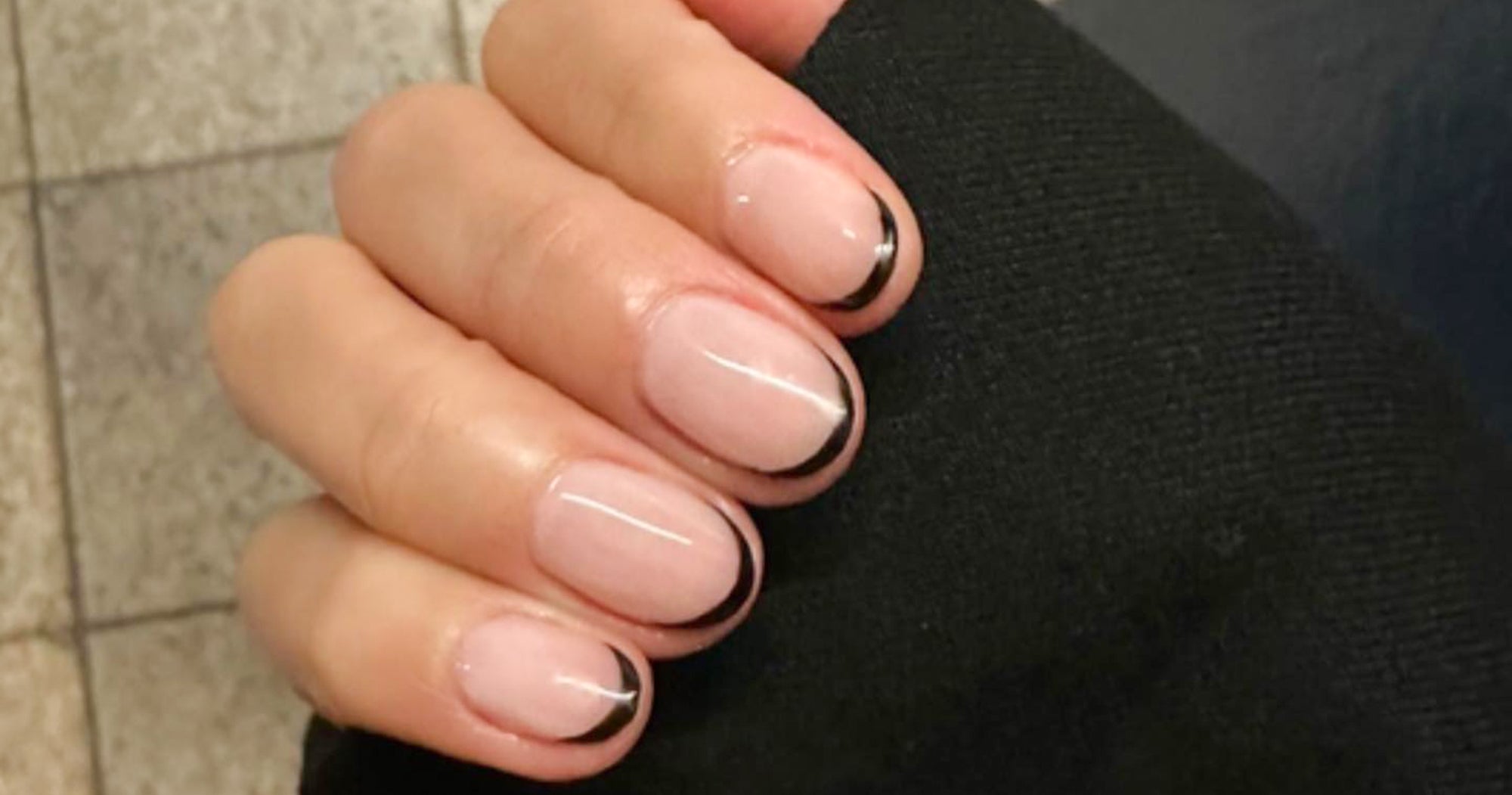 Minimalist French Nails for Fall
