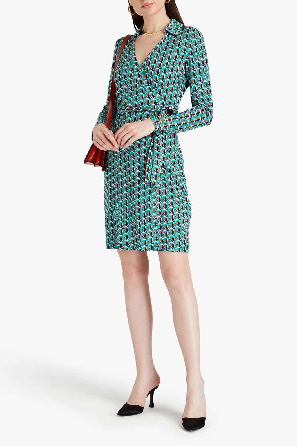 Savilla mini wrap dress cheap