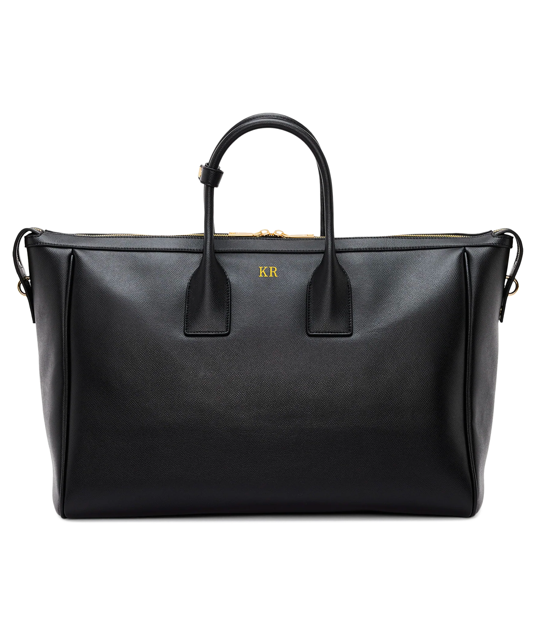 The Daily Edited Essential Weekender Bag Recycled Saffiano Black
