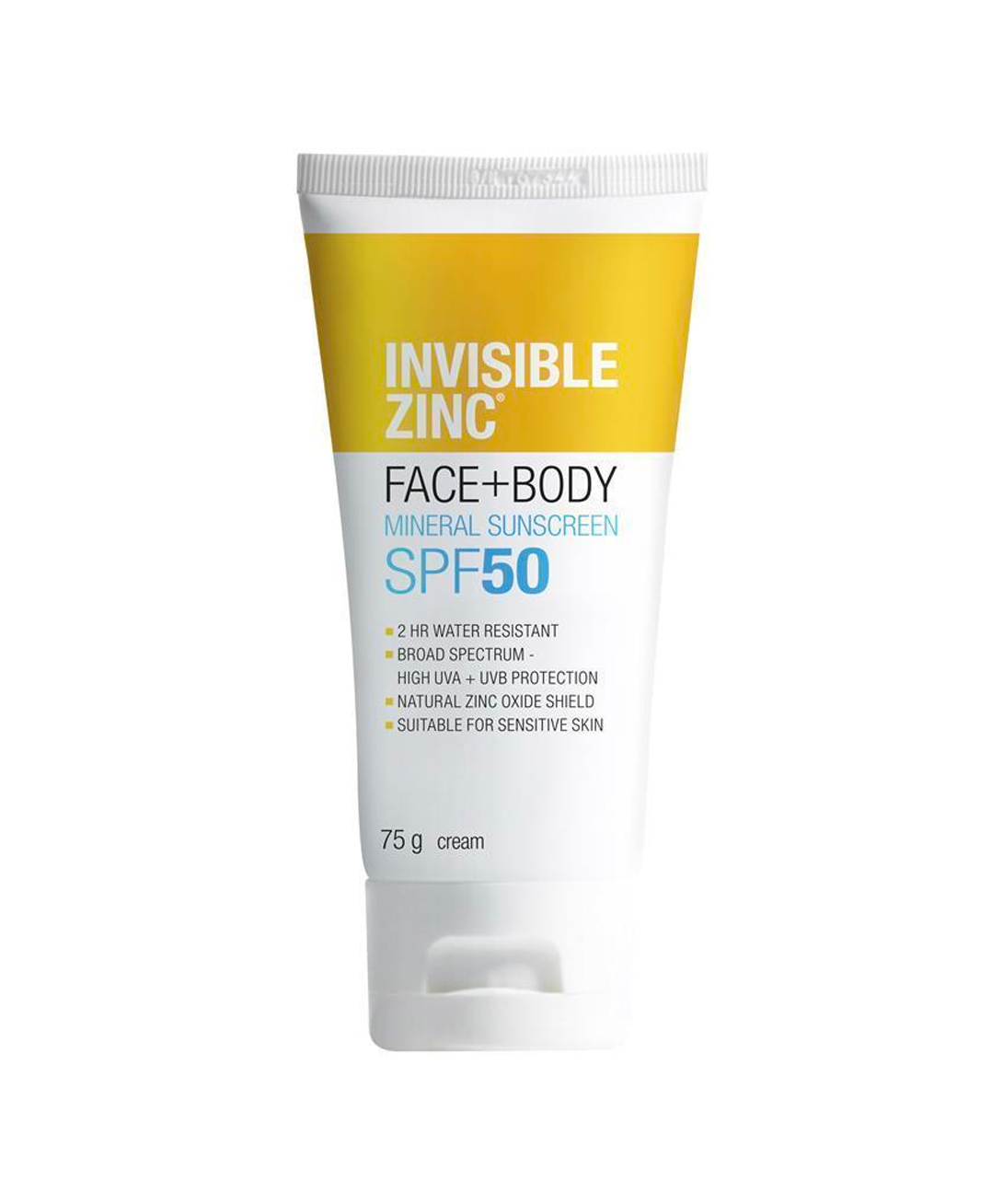 Invisible Zinc + SPF 50 Face and Body