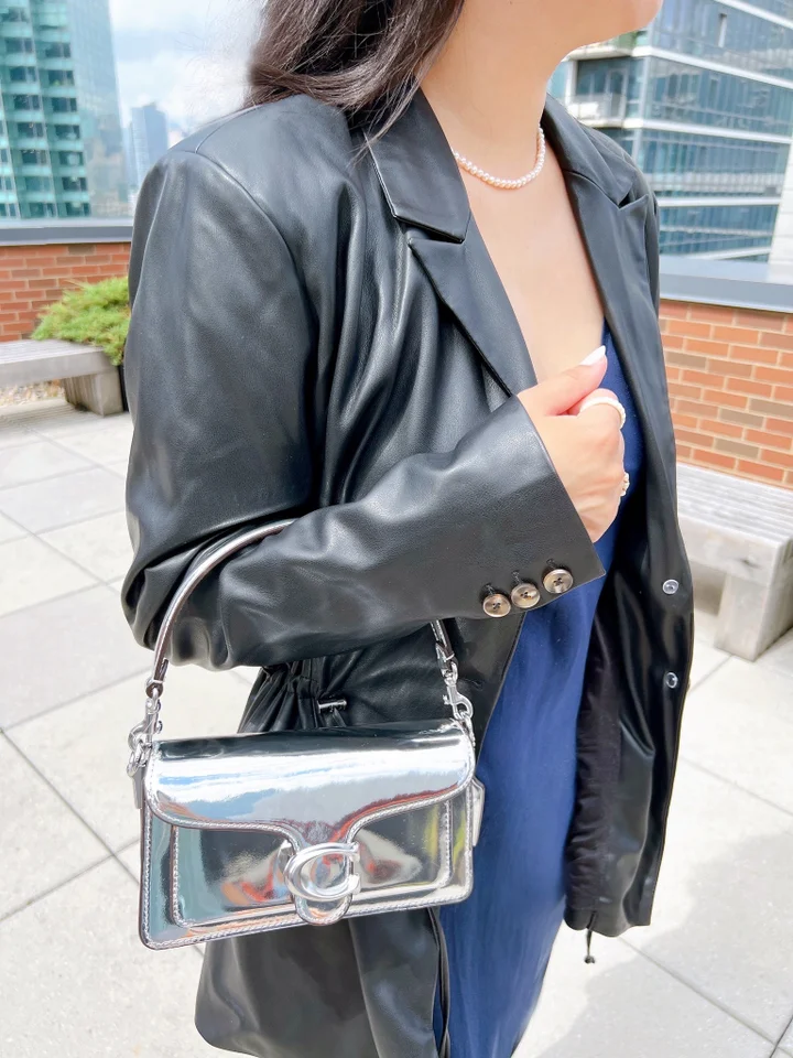 Meet The Coach Shine Bag Everyone s Night Out Handbag
