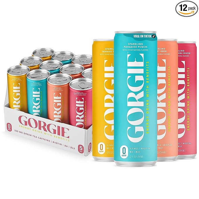 Gorgie + Gorgie Energy Drink Variety Pack of 12