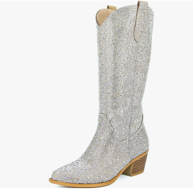 Sovanyou + Rhinestone Cowboy Boots