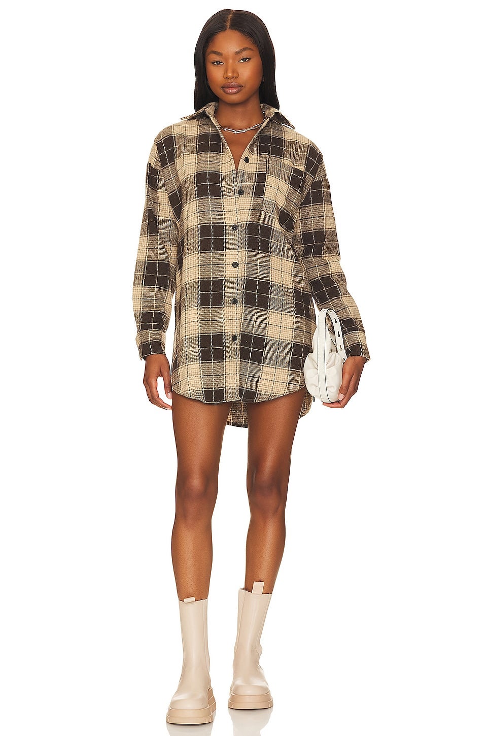 Superdown + Jennie Flannel Dress